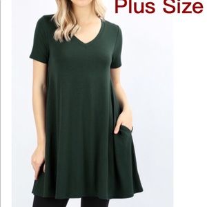 Last one Hunter Green Tunic